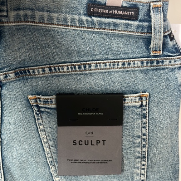 CITIZENS OF HUMANITY FOR ARITZIA CHLOE MID RISE SUPER FLARE - Picture 7 of 8